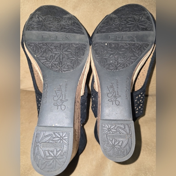 Life Stride Women's Black Hinx 2 Wedges  Heels Size 10M - Picture 5 of 8